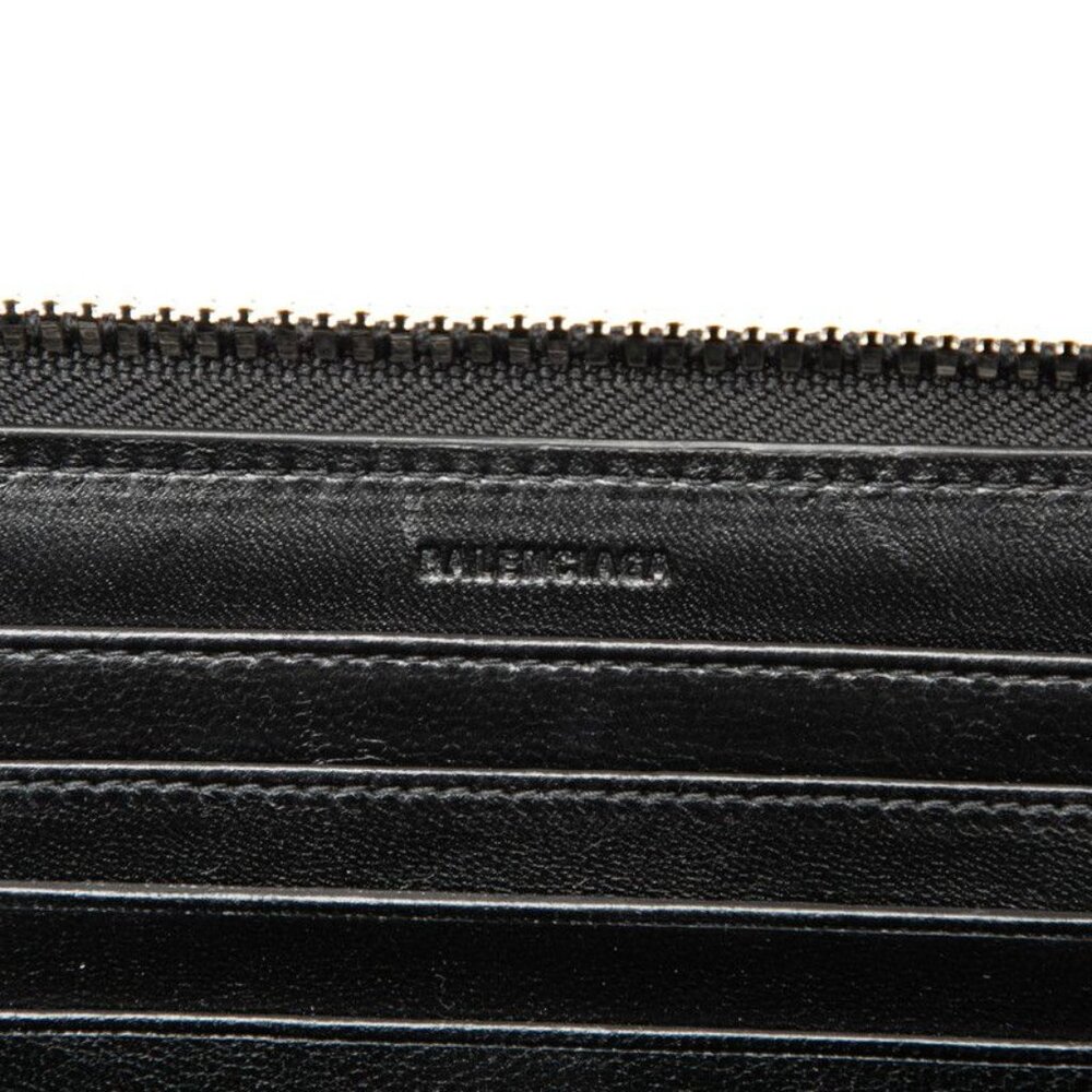 Balenciaga Leash Clutch Black Leather - Picture 5 of 7